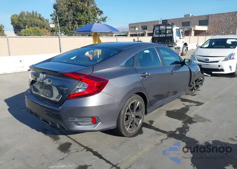 2020 Honda Civic Sport из США, поврежденный, VIN 19XFC2F88LE202543